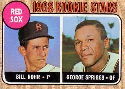1968 Topps Baseball Cards      314     Rookie Stars-Bill Rohr-George Spriggs